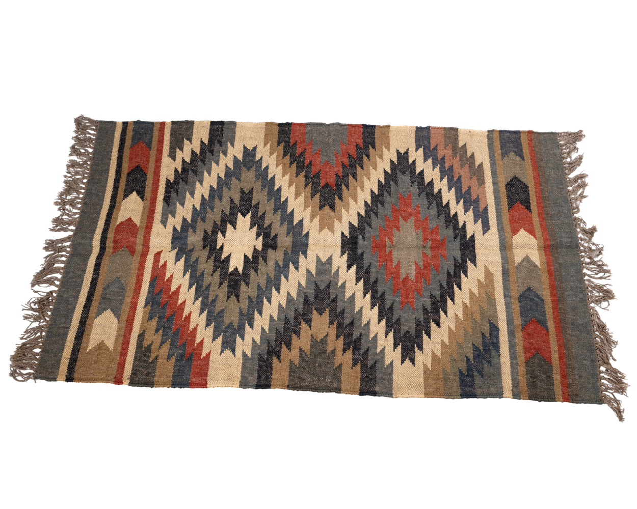 Traditional Cotton Kilim For Earthy Look