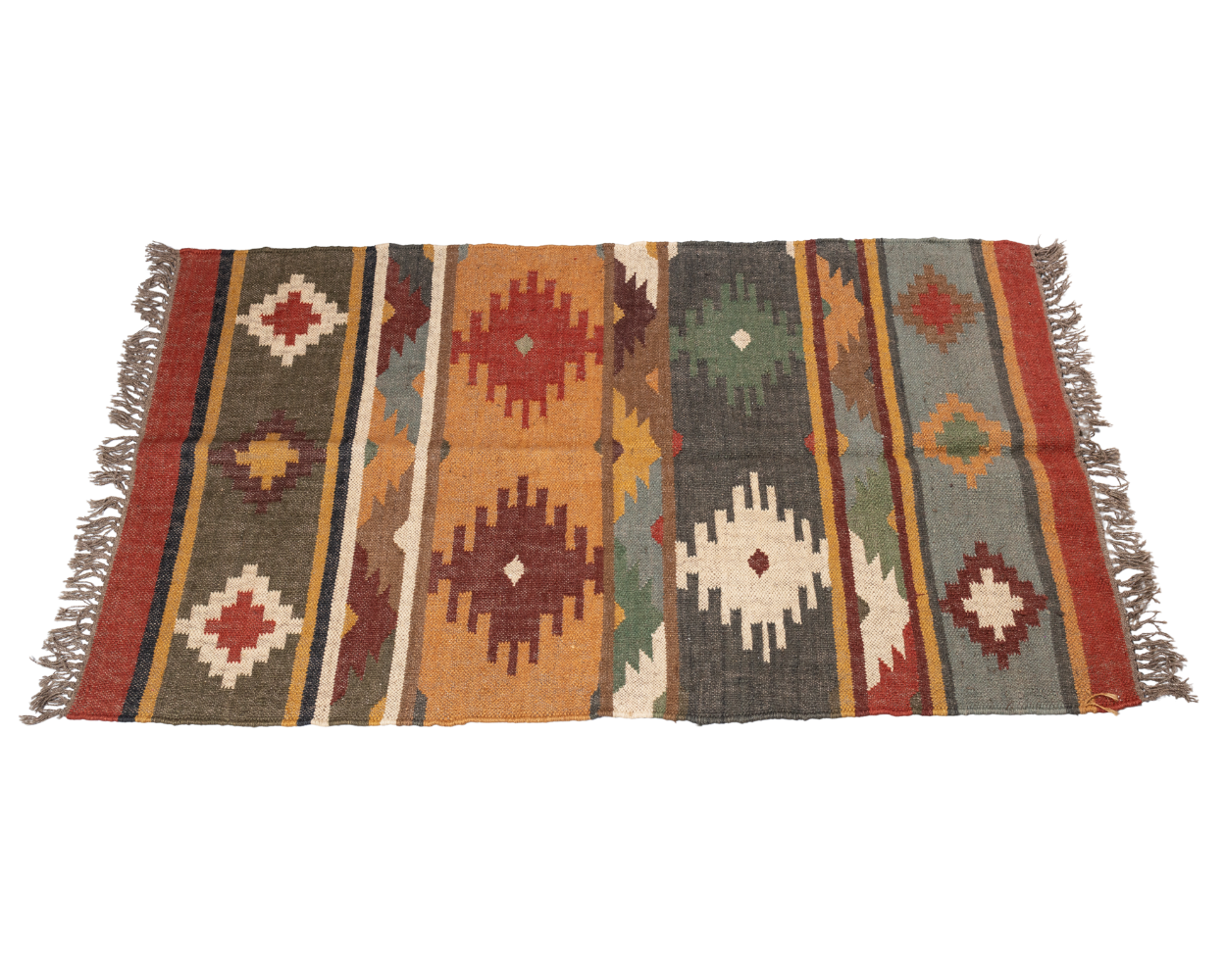 Traditonal Patterned Cotton Kilim 2